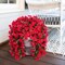 Artificial Faux Bougainvillea Flowers Plants for Outdoor Outside Summer Decoration, 2 PCS Fake Silk UV Resistant Look Real Long Trailing Vines for Front Door Porch Planter Urn Patio Balcony, Red
